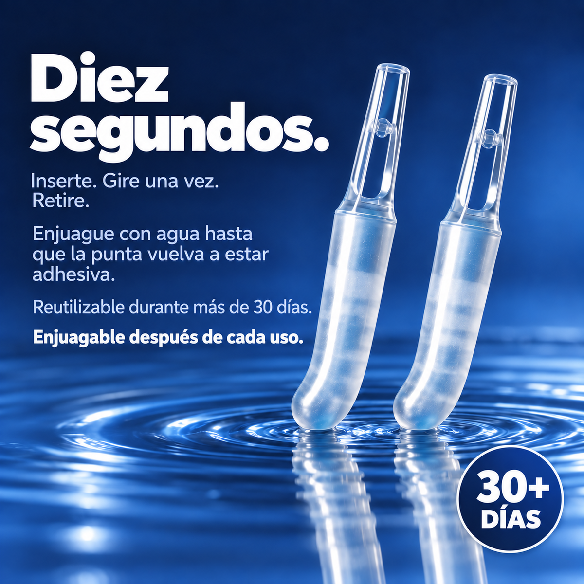 Resultado visible en la punta