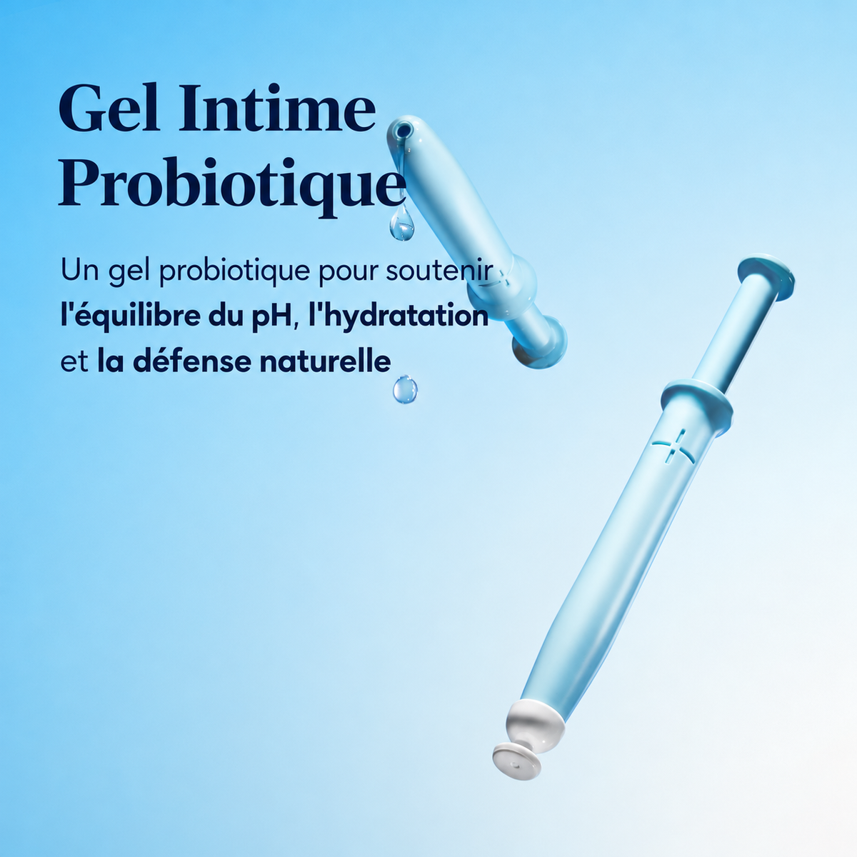 Gel Intime Probiotique - equilibre du pH, hydratation, defense naturelle